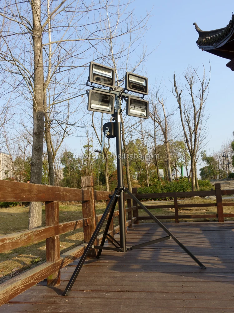 4.5 M Portable Balloon Led Light Tower With 4*100w For Fire Truck Buy