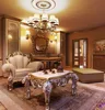 European Style Luxurious Living Room 3d Rendering of Interior Design BF11-02293e
