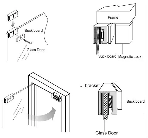 Shear magnetic lock схема подключения