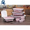 Ceramic baking tray rectangle shape home kitchen set bakeware