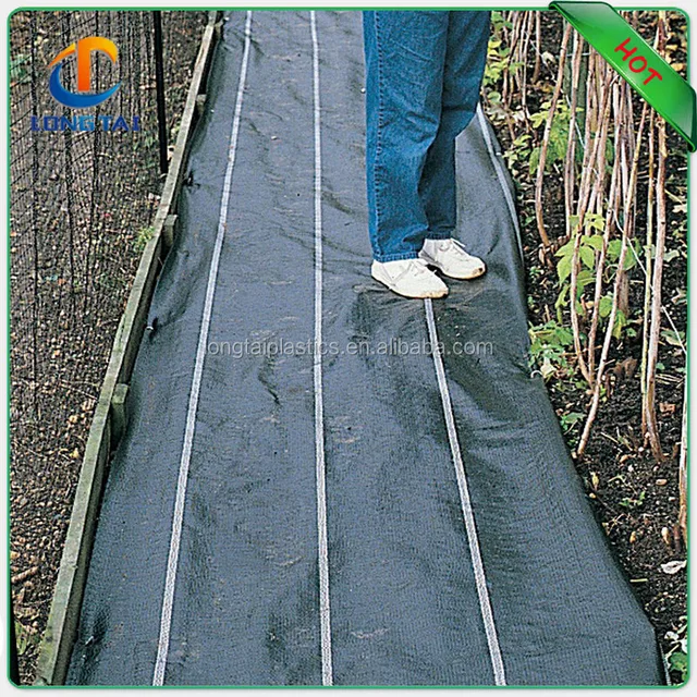 100% PP Woven Agriculture Ground Cover/plastic Mulch Film/Weed Mat