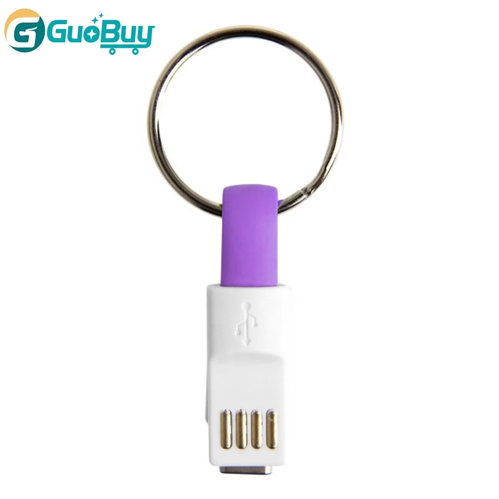 3.5 inch Ultra Short Flat Portable Charging Cord Magnetic Keychain Charger Cable for Apple