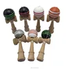 Japanese horizontal stripes color locust wooden kendama traditional games funny children toy CBL1016-5