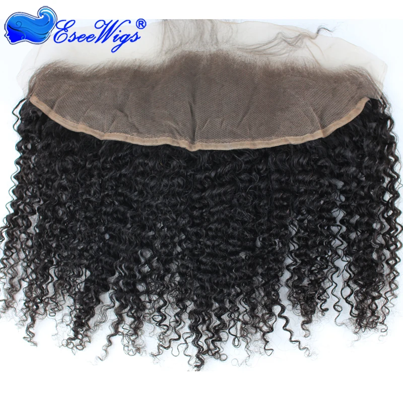 

Kinkycurly Lace frontal 13x4 Indian Virgin Human Hair Lace Frontal with Babyhair