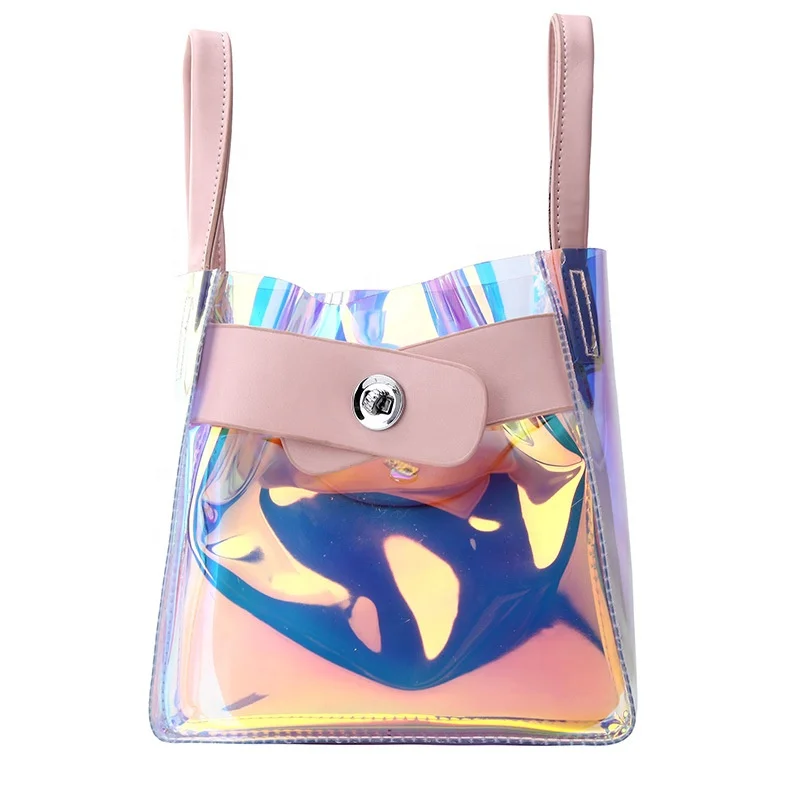 

B13887A High quality Women Fashion lady PU Laser Shoulder Bags