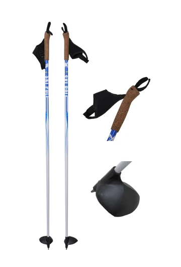 
high quality alum/carbon fiber touring ski poles nordic walking pole trekking pole 