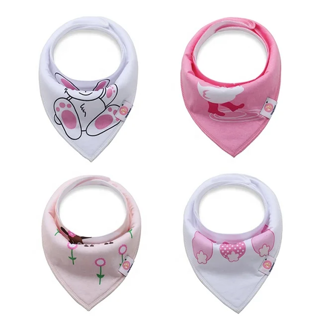 

2019 new design cotton microfiber fabric baby bibs for baby drooling
