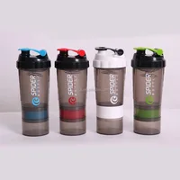 

500ML Customized Fitness Protein Powder Shaker Water Bottle with pill compartment