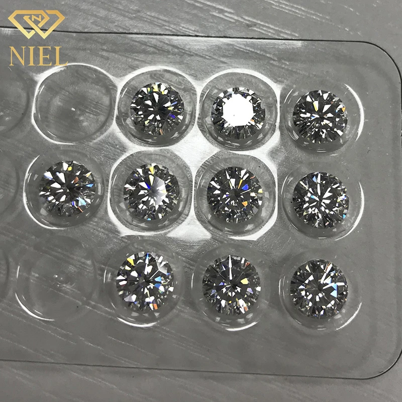 

Round H&A Cut Loose Moissanite Diamond Gemstone Niel Gems