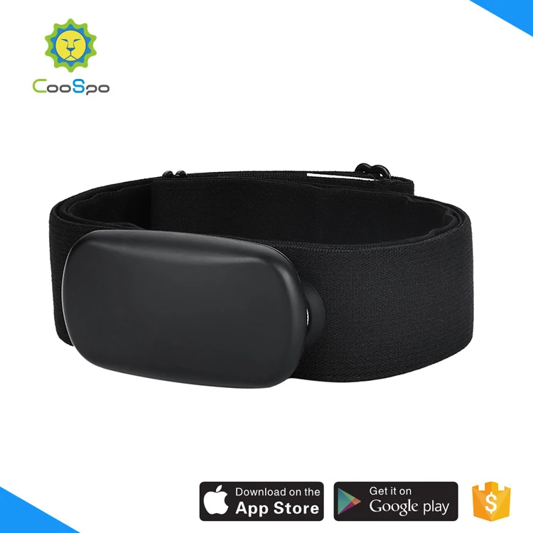 
CooSpoo accurate Bluetooth ANT+ heart rate monitor chest strap 