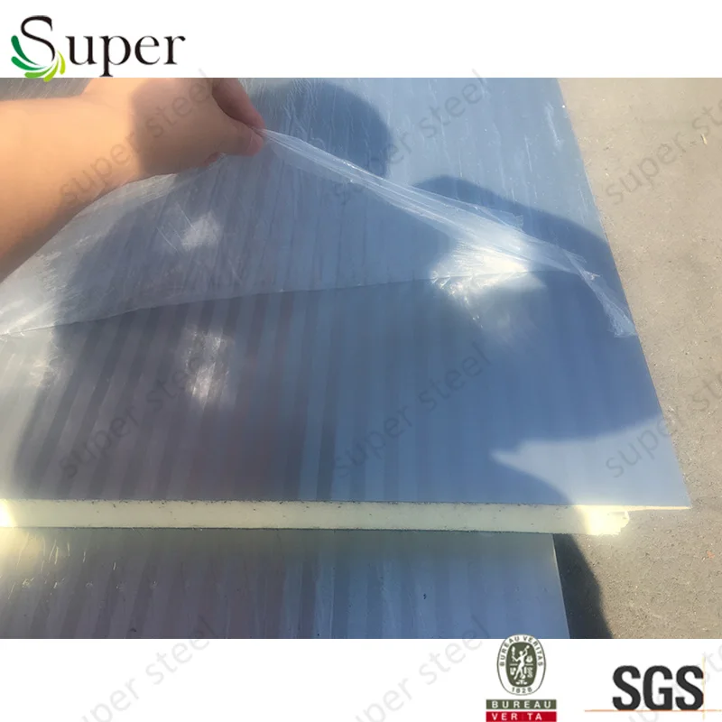
high density pu sandwich panel for prefabricated interior partition walls 