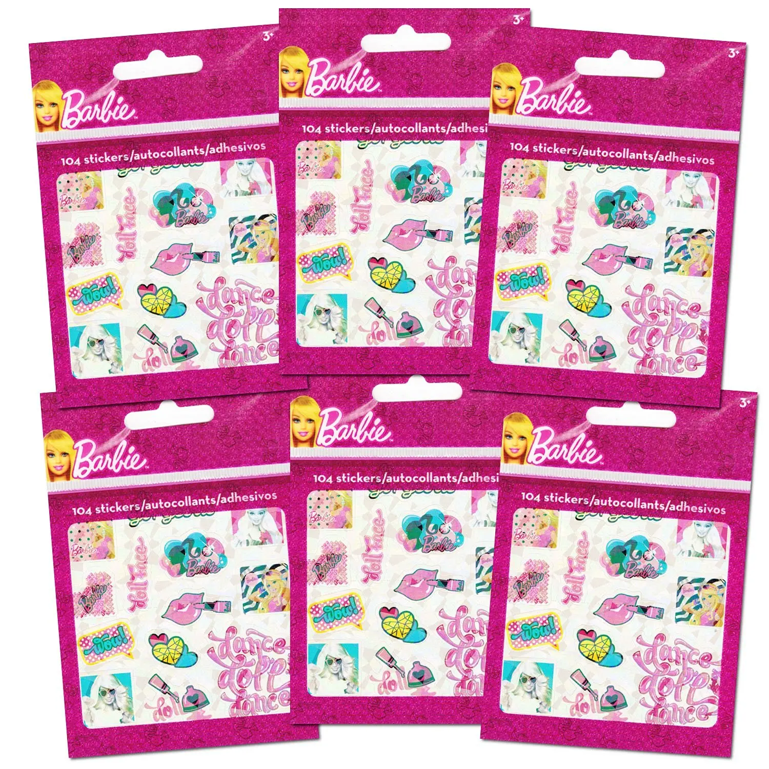 barbie 1000 stickers