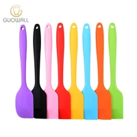 

8" Heat Resistant Flexible FDA Colorful Baking Pastry Cake Tools Non stick butter Silicone Spatula