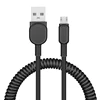 USB Data Cable Flexible Spring Wire for iPhone