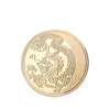 Wholesale custom dragon logo embossed 3d commemorative coin