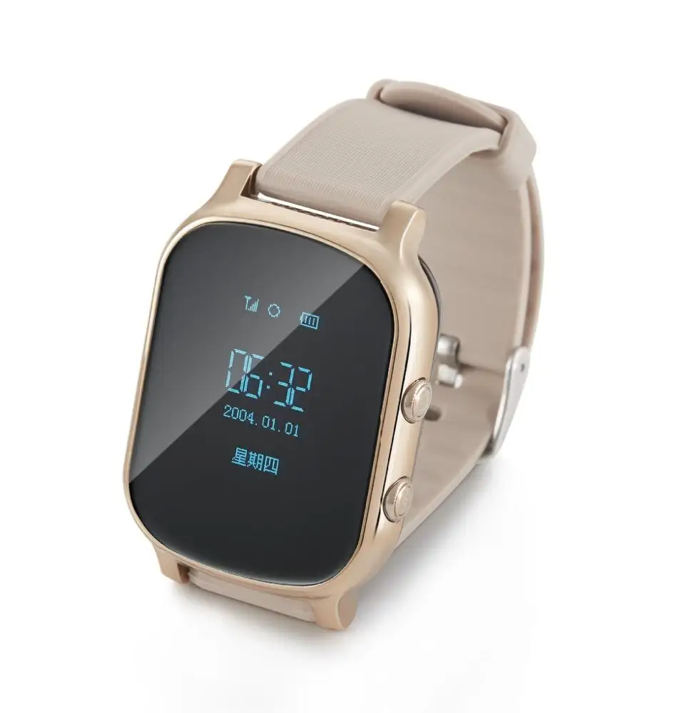 

Hot Kids GSM GPS Tracker SIM For Children Kid Smart watch Phone Smart bracelet T58 Children Watchs for iOS Android