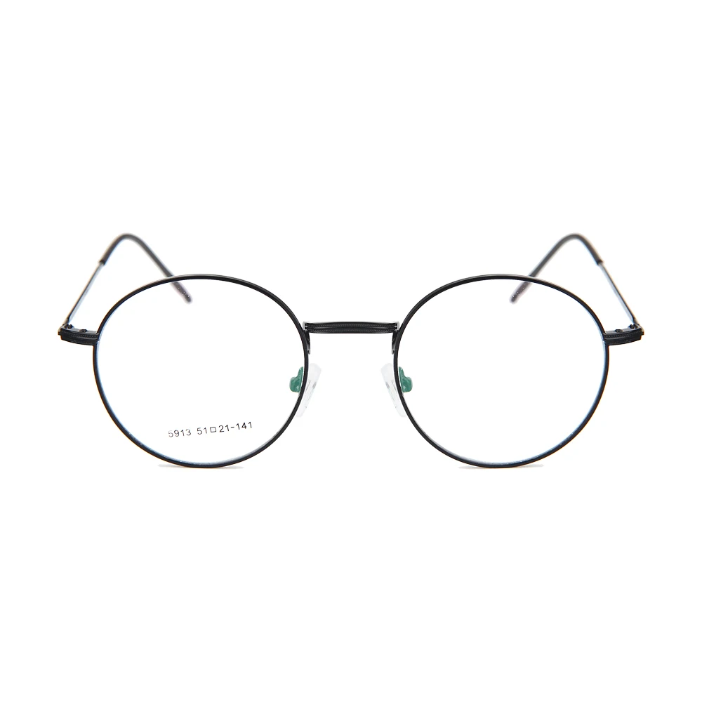 

Glazzy 2019 Classical Round Metal Eyeglasses Optical Frames AC Lens Reading Glasses, Customized