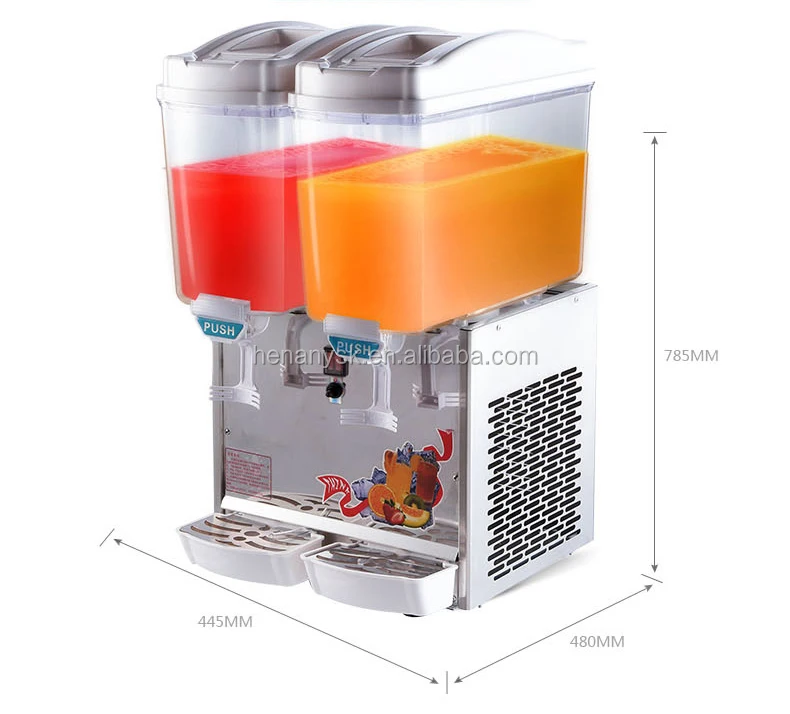 PL-234A Double Warmer / Cold 2 Flavor Soft Cold Drink Juice Dispenser Machine