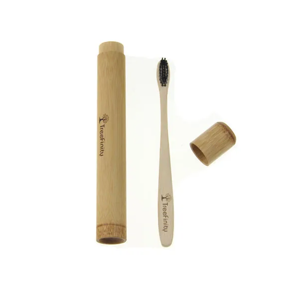 

Wholesale Custom Organic Bamboo Toothbrush With Case