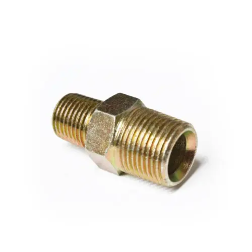 

1/4" to 1/8" NPT Male Thread Equal Pipe Fitting Brass Reducer Nipple Quick Hose Straight Connector For Water oil Air Tube