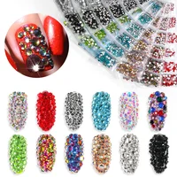 

Pinpai Brand 2020 professional colorful mix nail art diamond decoration