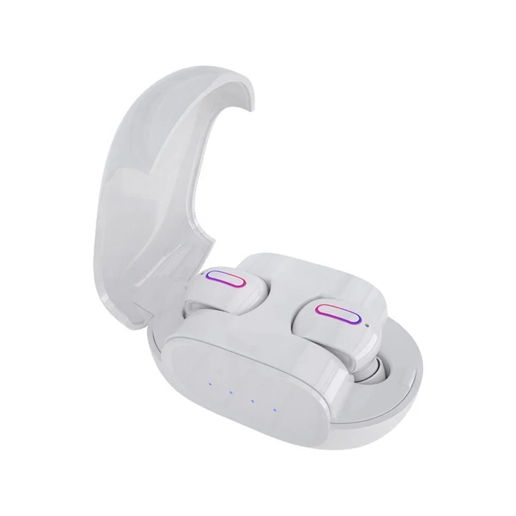 

2019 G2 smart sport headphone connect phone by BT5.0 technology TWS high sound quality earphone, Black white