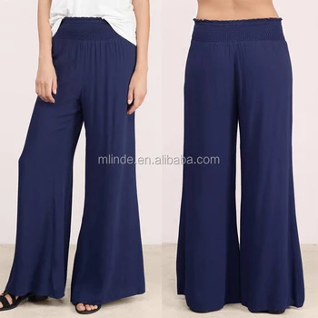 women's plus size wide leg trousers