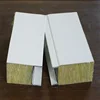 Manufacturers produce color steel rock wool sandwich core rock wool composite sandwich panel