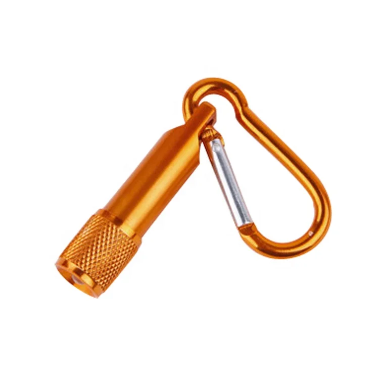 Mini keychain aluminum flashlight torch led light lamp