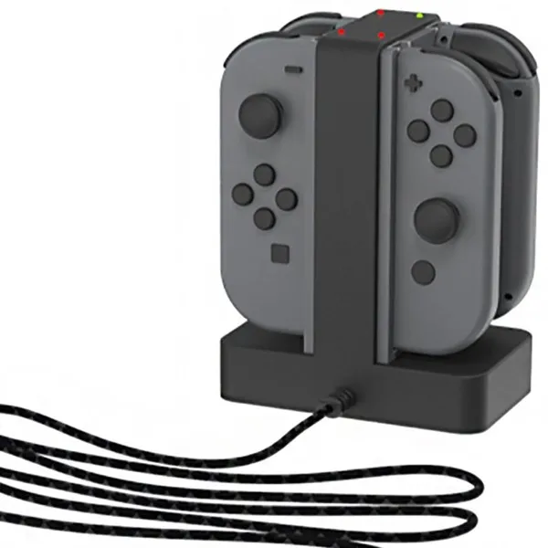 4 Charger Port Charging Station Dock For Nintendo Switch Joy Con