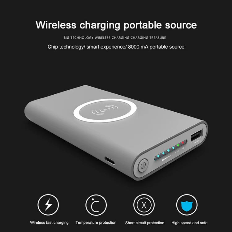 Large capacity wireless power bank 20000mah for mobile phone - ANKUX.COM