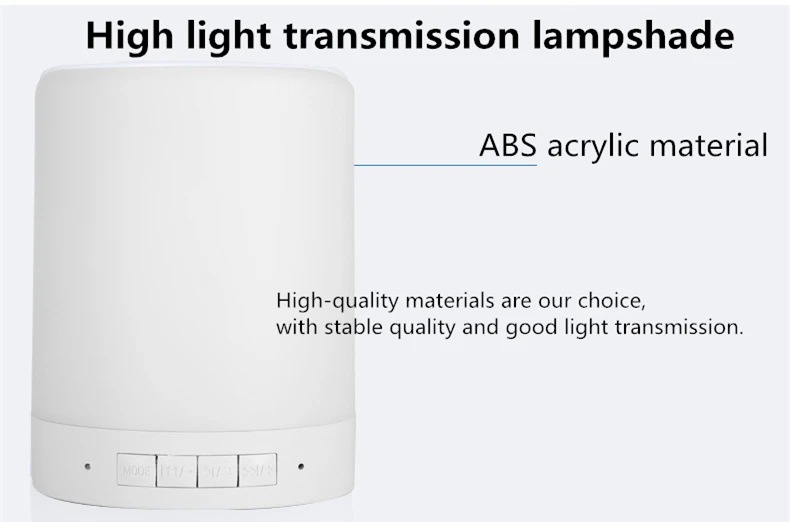 2019 audio player portable mini wireless speakers with Led Color Light - ANKUX.COM