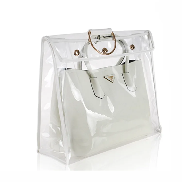 

Wholesale waterproof dust pvc clear plastic storage tote bags shopping bag for packaging, Transparent