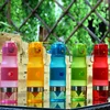 top selling portable colorful 555ml lemon plastic water bottle fruit juicer with filter for cycling equipment