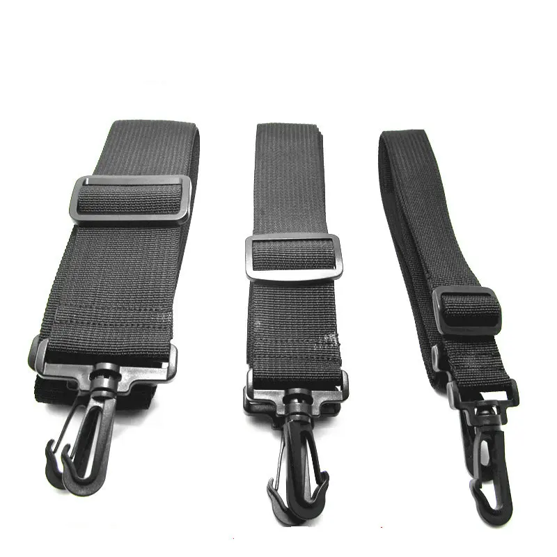 

High quality pure black wide shoulder bag shoulder strap