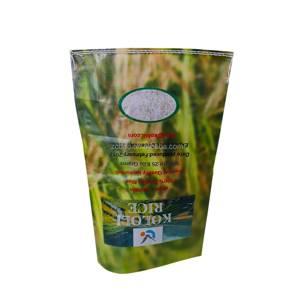 pp 25kg rice bags