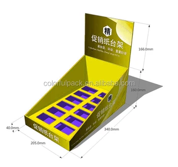 Custom Design Cardboard Counter Display Retail Counter Display