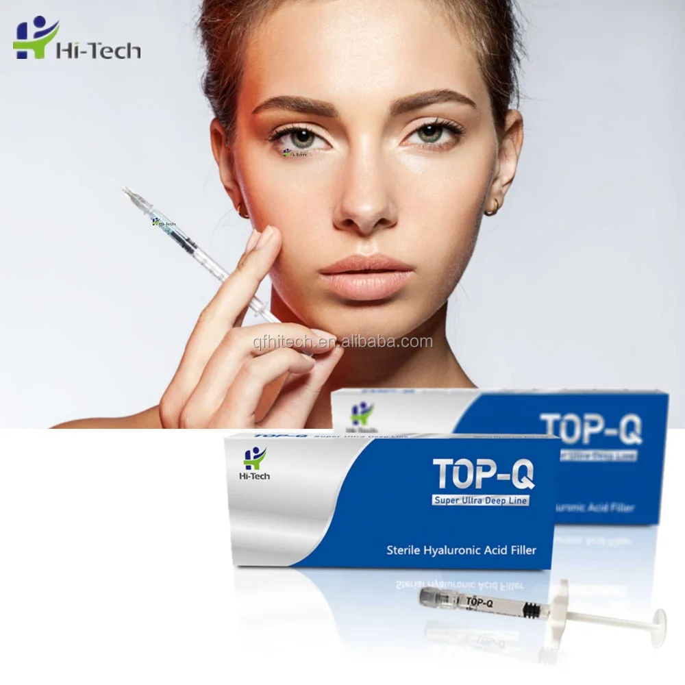 

2018 Hot Selling TOP-Q 1CC Ultra Deep Injection Hyaluronic acid Dermal Filler Buy Facial injectable Anti Wrinkle