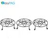 EasyPAG Indoor Metal Flower Pot Stand Outdoor Planters Holder 3 packed flower pot holder