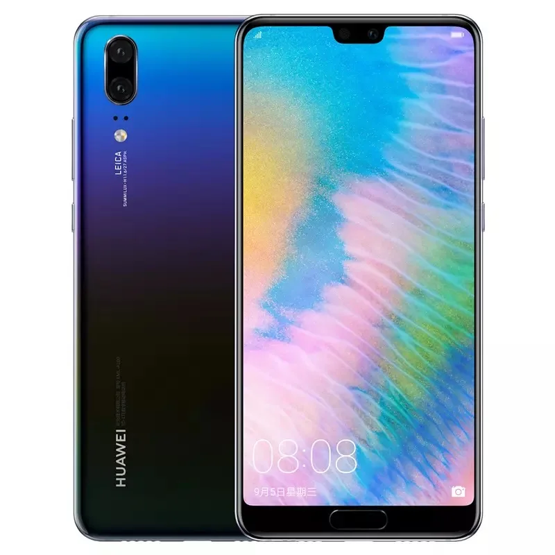 

China New Products Dropshipping Aurora Huawei P20 Clt-al01 Smart Phones 6gb 64gb 128gb 256gb Huawei P20 4g Mobile Phones