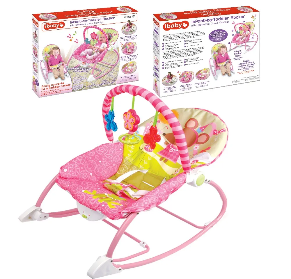 Amazon Hot Selling Infant To Toddler Rocker Chair With Rocking And