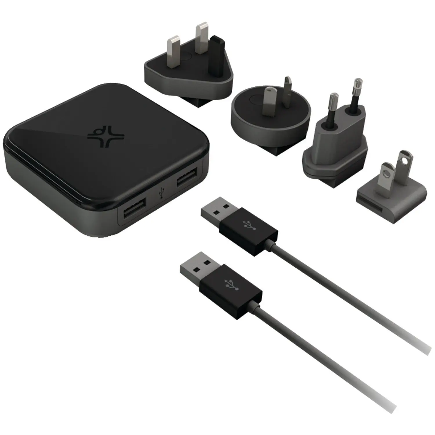 Зарядное устройство для 2 устройств. Адаптер XTREMEMAC. Hama 00178395. Apple TV Micro USB. Плоский адаптер для зарядки.