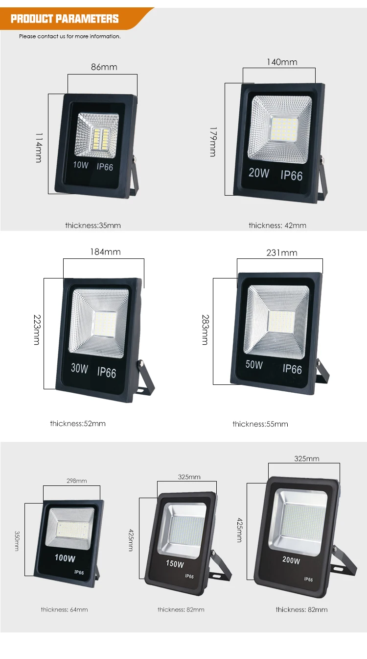 Hot selling SMD solar led flood lights advertising billboard led flood light