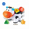 Plastic toys for kids 2018 baby first blocks electric toy car educational baby blocks toys