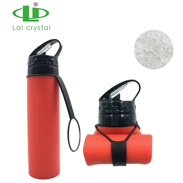 Squeeze Silicone Collapsible Leakproof Foldable Water Bottle Bpa Free