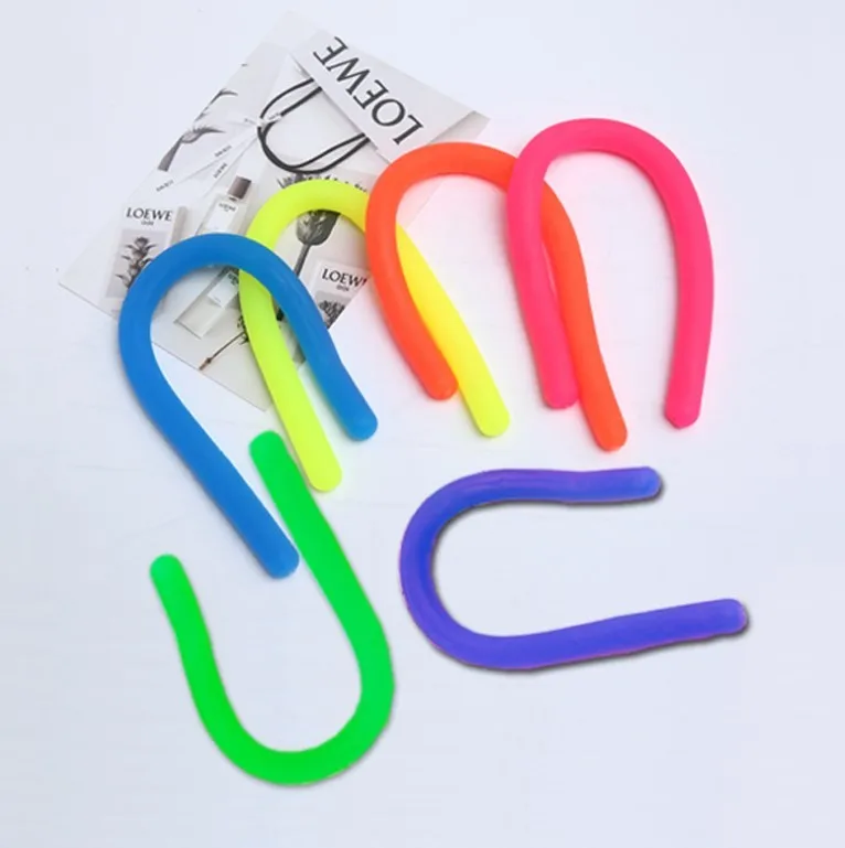 2019 New Tending Stretchy String Fidget Toys Colorful Sensory Toys For