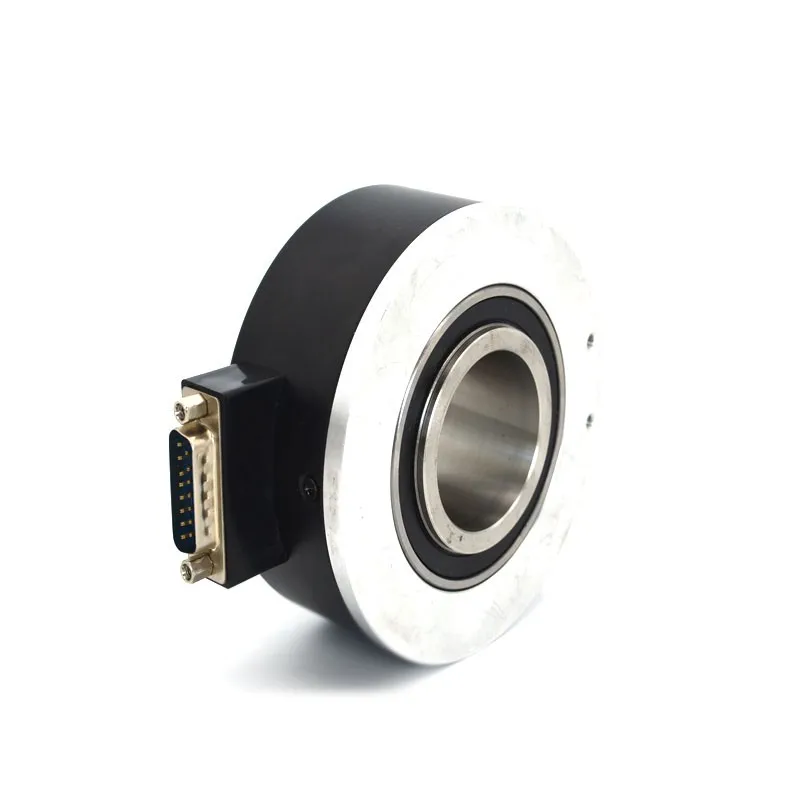 Rotary Encoder Incremental Type Hollow Shaft Through Hole With 30mm Clamping Ring Shaft 1440ppr