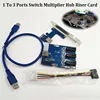 PCI-E PCI Express Interface 1 to 3 PCI-E Slot Adapter 1X Switch Multiplier Expander HUB Riser Card 1X Port Extension Card CSUG