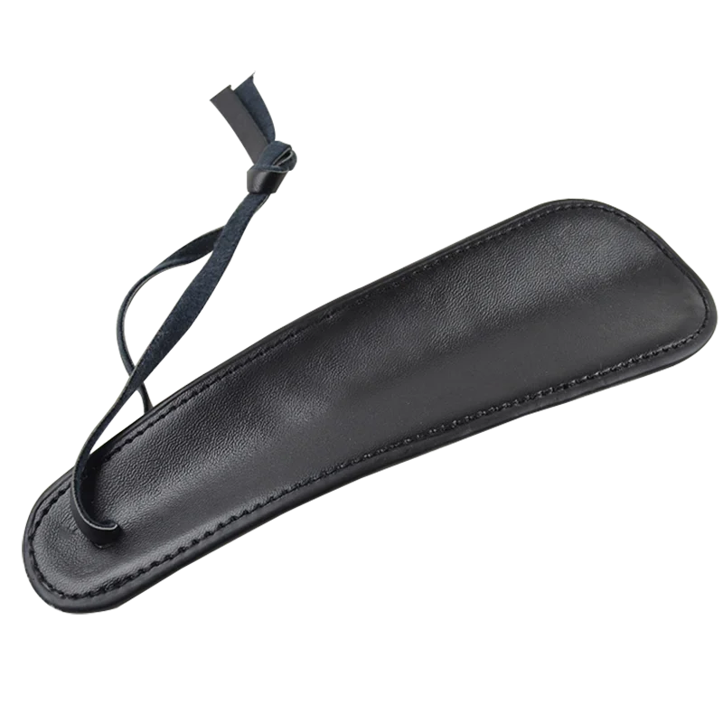 

custom genuine leather long handle shoehorn, leather horn shoe