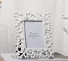 Mediterranean Style Creative Platform for Seabed World with Coral Shell and Conch Resin Frame